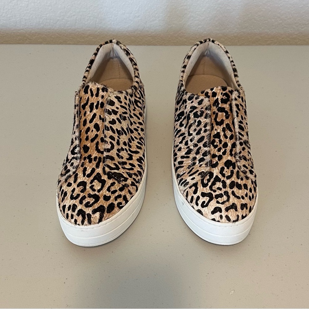 Leopard Print Slip-On Sneakers
